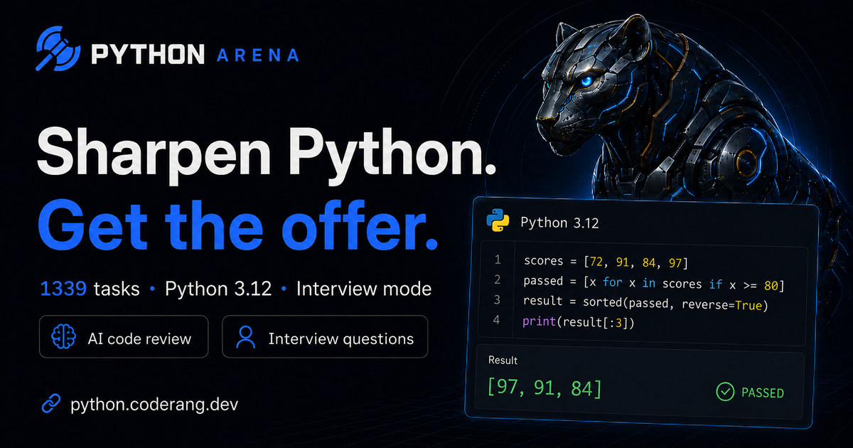 Novità | Python Arena